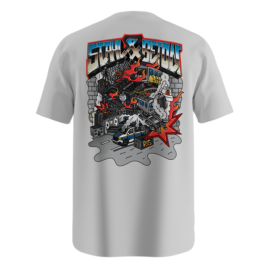 Stahl & Beton Shirt weiß