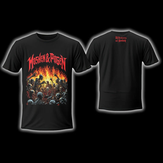 Moshen & Pogo Shirt Schwarz (DJ Reckless & MC Bomber)