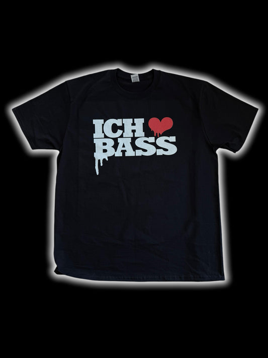 Ich liebe Bass Shirt Schwarz